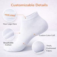 Chaussettes basses personnalisées en coton doux unisexe pour usage quotidien – Fabricant