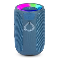 Altavoz Portátil Q23 para Música 5.0 con Luz LED RGB, Salida de 12W, Resistente al Agua, Batería de Larga Duración para Uso en Exteriores