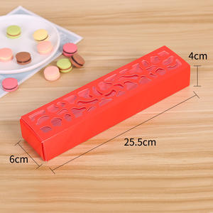 กล่องใส่ขนมมาการองอาหารแบบกำหนดเองกล่องใส่เค้กขนมคุกกี้ช็อคโกแลตกล่องกระดาษใส่ลูกกวาด - Product Image 5
