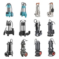Pompes de vidange des déchets pompe submersible pour eaux usées en fonte de fer