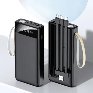 Super High Capacity Powerbank 20000mah Power Bank Mobile Phone Charger Power Supply 4 Output Power Bank