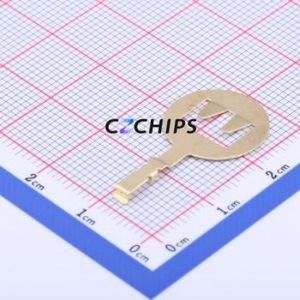 MY-FJ-016 Button & Strip Battery Connector Connector Contact / Elastic Accessory Gold - Product Image 1