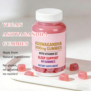 Caramelle Gommose Halal Naturali di Ashwagandha e L-Teanina, Integratore per il Sonno e il Miglioramento della Memoria - Product Image 4
