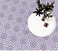 Carreaux brillants marocains pour sol et mur, design en céramique émaillée