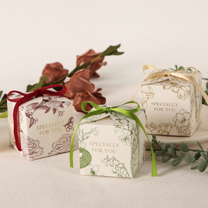 Cajas de Regalo Cuadradas Nuevas para Dulces, Recuerdos de Boda, Bolsas de Regalo, Decoración para Fiestas de Navidad y Cumpleaños, Cajas de Embalaje para Regalos para Invitados - Product Image 3