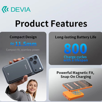 Power Bank Pengisian Cepat Nirkabel Micro USB 10000mAh Li-Polymer Solid-State PC + ABS 22.5W Ultra14 Bersertifikasi CE/ROHS/3C/PSE