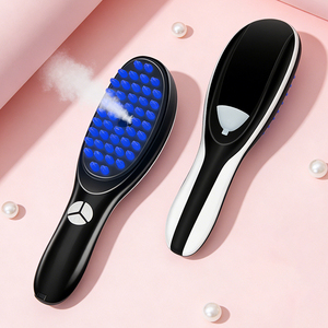 0728 Factory Supply Waterproof Rechargeable <b>Scalp</b> <b>Brush</b> Massager 3d Silicone Bristles Usb Charging - Product Image 1