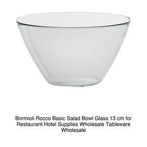 Bol à salade en verre basique Ø 13 cm Bormioli Rocco - Product Image 2