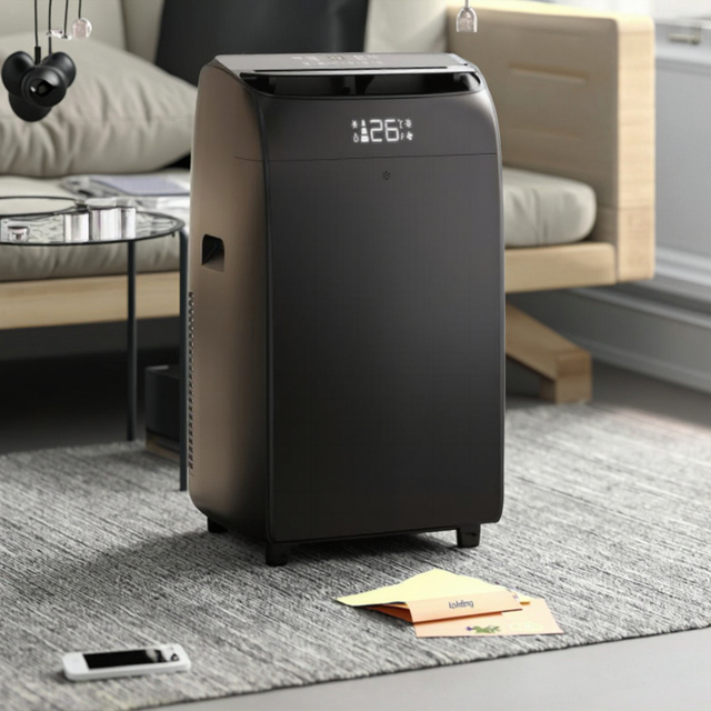 Dual Motor Portable Air Conditioner DC Inverter Technology Household Plastic Energy Efficient Class A+ 14000 BTU Quick