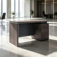 Meubles en bois massif modernes de luxe de haute qualité petit bureau de direction bureau de directeur général Table de bureau