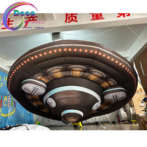 Astronauta gonfiabile gigante personalizzato, nave a razzo, disco UFO astronave aliena - Product Image 6