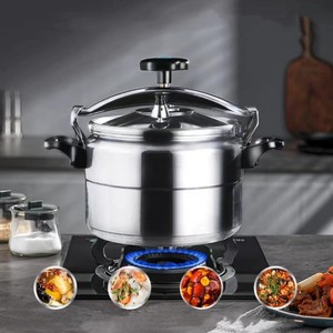 Autocuiseur Commercial en alliage d'aluminium, 1, 5 litres, avec poignées, joint en caoutchouc, argent de haute qualité - Product Image 4