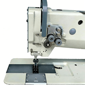 YS-4420 High Value Double Needles Making Heavy Duty Complete Straight Industrial Sewing Machine with Table - Product Image 3