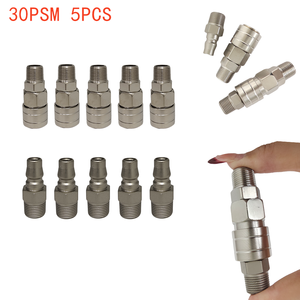 PSM Self-Locking Pneumatic Quick Coupler 1/4" NPT Garage Air <b>Tool</b> Fitting -001 - Product Image 3