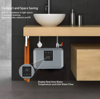 Chauffe-eau électrique instantané 220-240V 3500W, fin et mural, idéal pour les petits appartements et cuisines