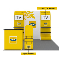 10x10 personnalisé en aluminium Portable affichage Promotion publicité moderne Expo salon stand d'exposition