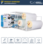 Ligne de production de matelas, machine à coudre pour matelas, machine à matelasser Infinity IF-Q-1200