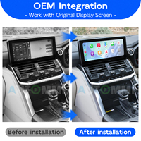Modulo Interfaccia Wireless Apple CarPlay Android Auto per Toyota Land Cruiser LC300 2020-2023, Aggiornamento Schermo Originale