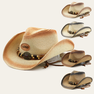 <span class=keywords><strong>Chapeau</strong></span> de cowboy/cowgirl Western Jazz Pro pour homme, taille XXXXL, avec logo personnalisé, effet peinture vieillie, pour l'été, la plage <span class=keywords><strong>et</strong></span> le soleil, collection 2026 - Product Image 1