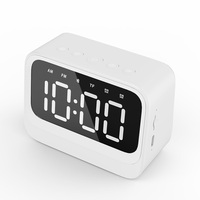 Speaker Bluetooth portabel, pengeras suara rumah mendukung TYPE-C dan kartu TF untuk anak Mini Alarm