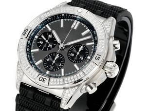 Caja de acero inoxidable con cristal de zafiro de diseño lujoso - reloj de pulsera lujoso, moderno, multifuncional e impermeable - Product Image 3