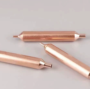 Filtro de secado del congelador del refrigerador Z, filtro de secado de un solo tubo de cobre puro, accesorios de refrigeración del refrigerador - Product Image 1