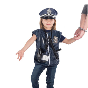 Unisex 12pcs <strong>Police</strong> <strong>Costume</strong> Set for <strong>Kids</strong> Plastic Role Play Stock in Carrying Bag EN71 Certified - Product Image 3