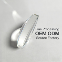 Diameter 64mm Biconvex Optical Glass Double Convex Fine Processing Multi Coating Customizable Size for Camera Telescope
