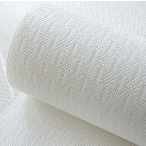 Revêtement mural blanc <span class=keywords><strong>de</strong></span> décoration <span class=keywords><strong>de</strong></span> papier peint en fibre <span class=keywords><strong>de</strong></span> <span class=keywords><strong>verre</strong></span> 3d <span class=keywords><strong>de</strong></span> luxe pour la décoration murale - Product Image 5
