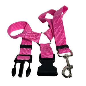 Headrest Dog Seat Belt Durable Pet Car Seat Belt Short Dog Lead Easy To Use Pet Safety Seat Belt