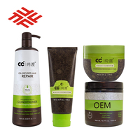 Crema para el Cuidado del Cabello Rizado, Totalmente Herbal, con Aceite de Árbol de Té, Magic Elements Premium, Sin Silicona, Fórmula Concentrada, Hidratante