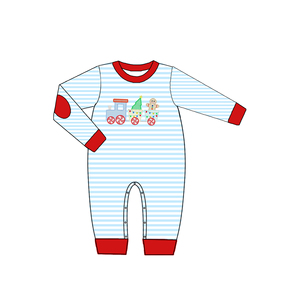 Bonitos conjuntos de ropa de Navidad para niños Otoño Invierno ropa para niños traje de niña pequeña con bordado - Product Image 6