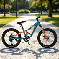 Vélo VTT Enfant Tout Suspendu 20-22 Pouces avec Double Amortisseur et Frein à Disque pour Adolescents – Fabrication OEM, Vente Chaude