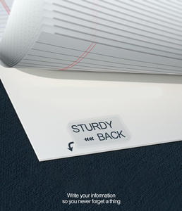 Cahier de notes <span class=keywords><strong>filaire</strong></span> côté étroit avec calendrier de rédaction de rapport de travail personnalisé 80gsm blanc Mini bloc-notes liste de tâches - Product Image 3