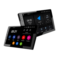 Autoradio universel Android 10 pouces 9109A Octa Core 2+32G avec DSP intelligent 32EQ et Bluetooth mains libres pour mise à niveau de système d'origine