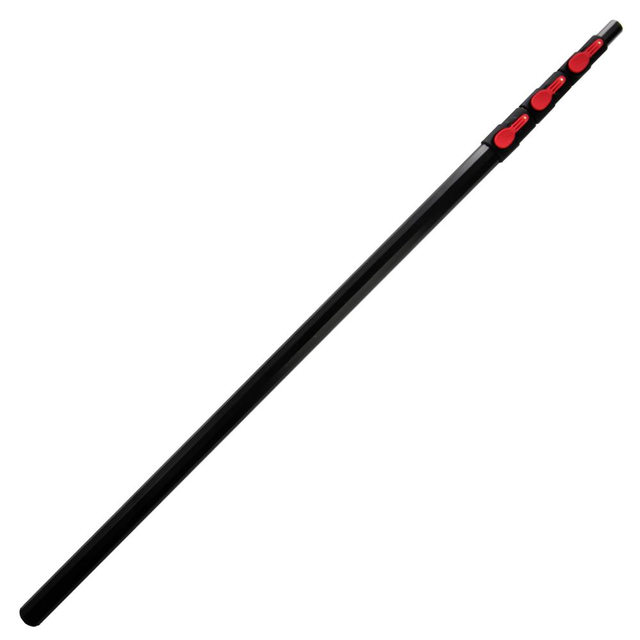 Aluminium Decagonal Push Button Lock Heavy Duty Disposable 20ft Telescopic Pole with Anti-corrosion Surface
