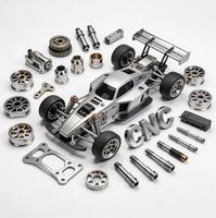 Jantes de voiture RC en aluminium haute précision 1/28 pour roues de voiture de drift Kyosho Mini-Z, services de fraisage CNC personnalisés