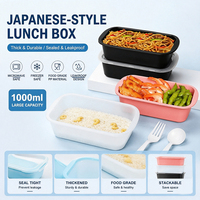 Contenants alimentaires jetables en plastique sans BPA, réutilisables en PP, pour plats à emporter, compatibles micro-ondes, hermétiques et anti-fuites, pour emballage de restaurant