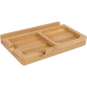 Organizador de Escritorio Moderno y Ecológico Personalizado, Bandeja para Notas Adhesivas, Soporte para Lápices y Bolígrafos de Madera, Soporte para Teléfono, Tarjetero Individual - Product Image 1