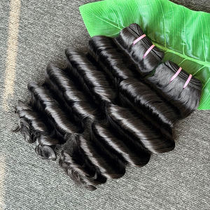 Cheveux vierges brésiliens non traités en gros, mèches ondulées lâches, 8-30 pouces, extensions de cheveux de haute qualité - Product Image 3