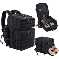 Sac à dos tactique de randonnée Trailpop, imperméable, pour le sport, les voyages d'affaires, 45L, avec compartiment à chaussures
