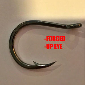 Hameçon de pêche à trous, crochet à poisson, en acier à haute teneur en carbone, nickel noir, appât direct, 8136g, haute qualité - Product Image 2