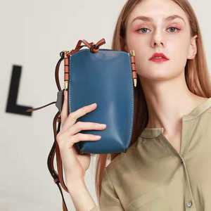 Mini sacs à main pour femmes, bandoulière simple, nouvelle mode 2020, sacoche à bandoulière en cuir véritable, sac pour téléphone portable - Product Image 4