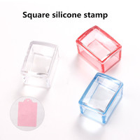 Plaque à ongles française en gros directe d'usine avec grattoir conception imprimée d'outil d'ongle de joint de Silicone chaud transfrontalier