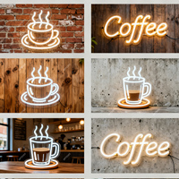 Enseigne néon LED personnalisable, étanche, pour usage intérieur/extérieur, décoration de voitures et d'entreprises