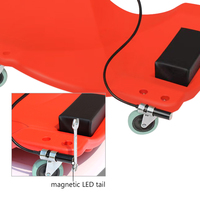 Perbaikan Mobil 40 Inci Papan Dolly Creeper Berbaring dengan Lampu LED Skateboard Suku Cadang Papan Perbaikan Alat Otomotif Berkualitas Tinggi