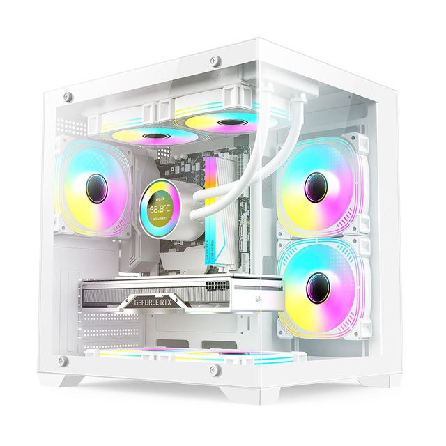 Game Case MINI Sea View Room Desktop Computer Case MicroATX Vertical Office Case
