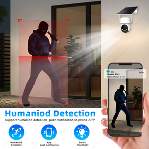 OEM 4MP 2K 24/7 kỷ lục aov năng lượng mặt trời bảng điều khiển Powered an ninh PTZ <span class=keywords><strong>IP</strong></span> <span class=keywords><strong>Camera</strong></span> icsee không dây CCTV ngoài trời wifi 4 gam Sim Thẻ năng lượng mặt trời máy ảnh - Product Image 6