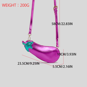 Sac bandoulière créatif vintage en <span class=keywords><strong>cuir</strong></span> PU pour femme, style aubergine, mignon et original, idéal pour accessoires <span class=keywords><strong>photo</strong></span>, collection automne - Product Image 3