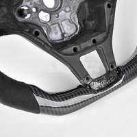 Volant de direction en Fiber de carbone véritable adapté à VW Golf 7 MK7 MK6, disponible en 6 GTI